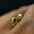 Skull Stud Earring 14k Gold