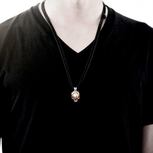 Space Skull Necklace (large)