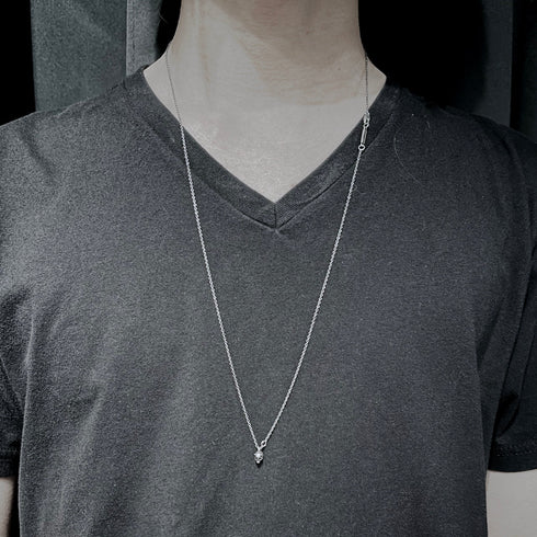 Mini Horn Skull Necklace