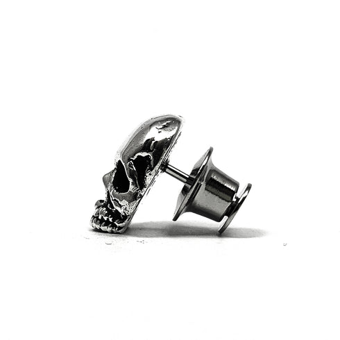 Sterling Silver Skull Tie Tack