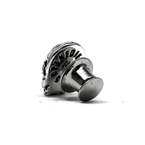 Sterling Silver Skull Tie Tack