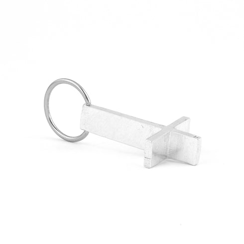 Cross Hoop Earring