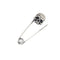 Skull Saftey Pin Earring
