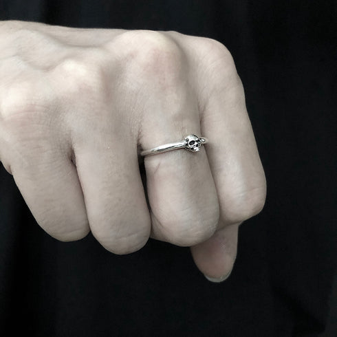 Mini Skull Round Ring