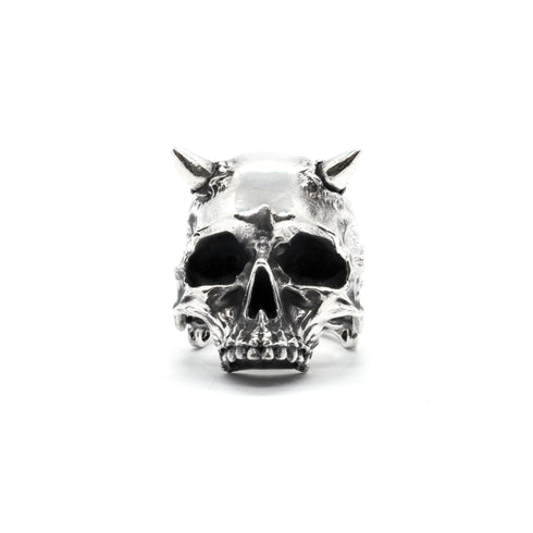 Horn Skull Ring