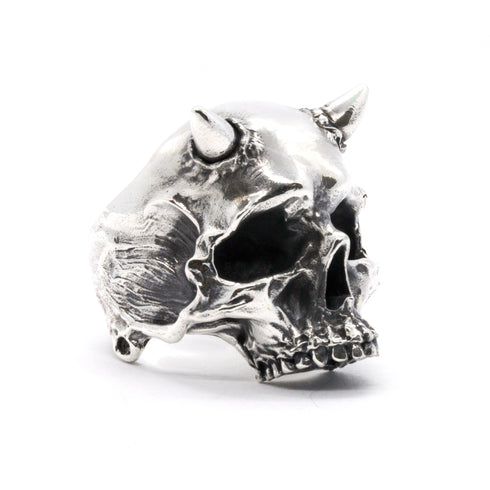 Horn Skull Ring