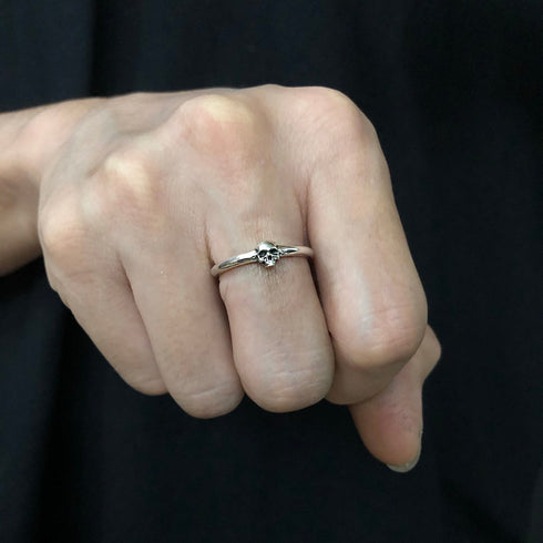 Mini Skull Round Ring