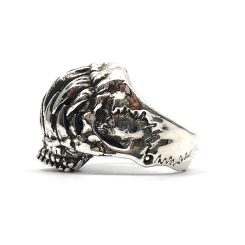 Monster Teeth Skull Ring